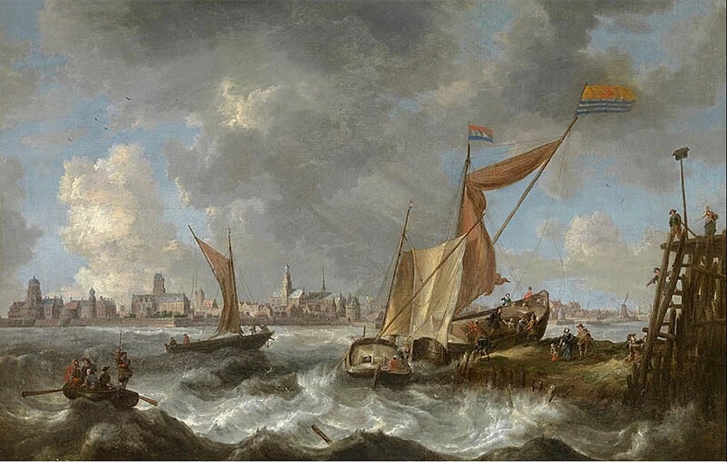 Veduta di una costa meridionale